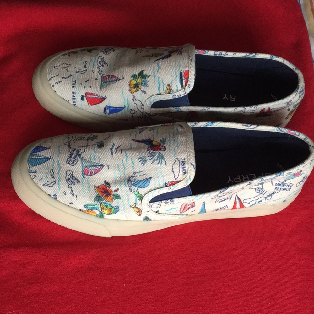 Sperry Slide-On Nautical Shoes